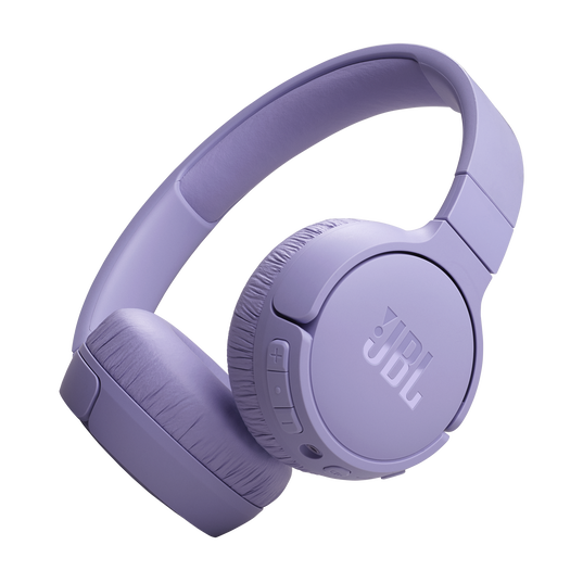 JBL Tune 670NC - Purple - Adaptive Noise Cancelling Wireless On-Ear Headphones - Hero